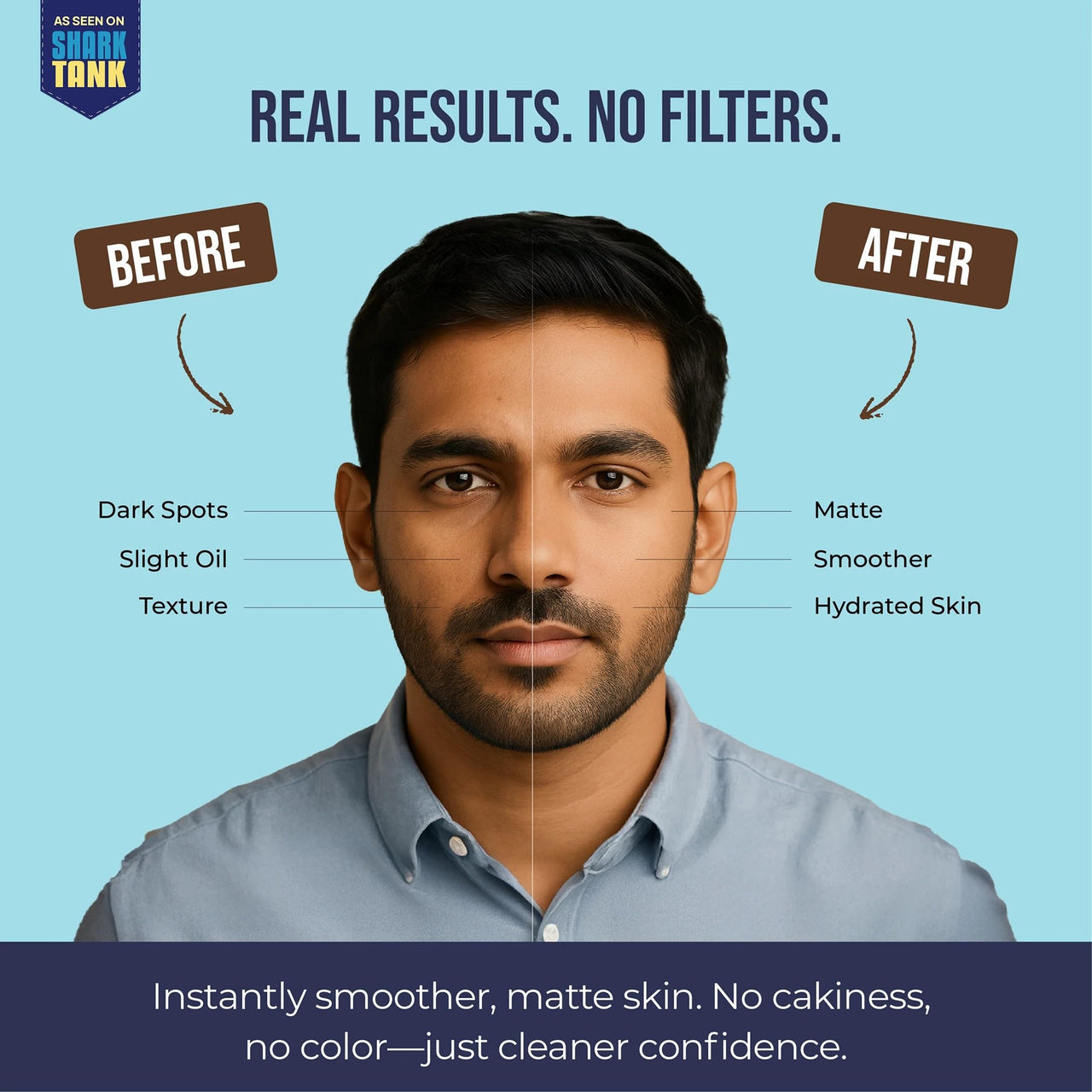 Yaan Man Base, 30gm | Long lasting, Smooth, Light-Weight Primer For Men| Natural Finish | For All Skin Types
