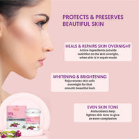 VLCC Snigdha Skin Whitening Night Cream, 50g