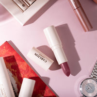 Carlton London Creamy Matte Stardust Bullet Long Stay Lipstick |Enriched with Vitamin E, Castor oil | Intense Colour, Moisturised Lips, Smooth & Light |Upto 8 hrs- 4Gm. (Bare Berry)
