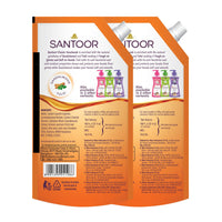 Santoor Classic Gentle Hand Wash, 750ml with Natural goodness of Sandalwood & Tulsi