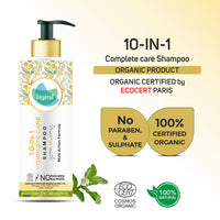 Vegetal 10-in-1 Complete Care Shampoo, Organic, Paraben-Sulphate Free, Daily Use Pack of 3