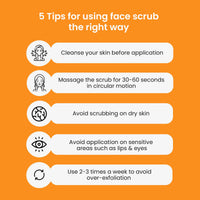 Karrot Natural Skincare Carrot Exfoliating Scrub for Glowing and Brightening Skin, Revitalizes Dullness and Rejuvenates, Contains Green Tea, Thyme Oil, For Men and Women, All Skin Types, 100gms