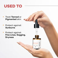 R.O.A Skincare BRIGHT 10% Vitamin C face serum for Men and women 30ml | Brightening glow Vitamin C face serum for dry sensitive or combination skin with Orange, Kakadu plum and Camu Camu extract