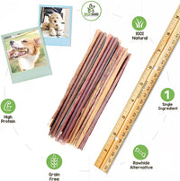 Nature Gnaws Super Skinny Bully Sticks for Small Dogs - Premium Natural Beef Dental Bones - Tasty Thin Dog Chew Treats for Toy Breeds & Puppies - Rawhide Free 15 Count (Pack of 1)
