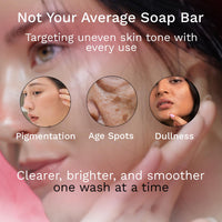 FURR 2% Kojic Acid Soap with Glutathione & Alpha-Arbutin | Cherry Blossom Extract | Reduces Pigmentation | Gently Exfoliates | Unisex | Suitable For All Skin Types | 75g (Pack of 2)