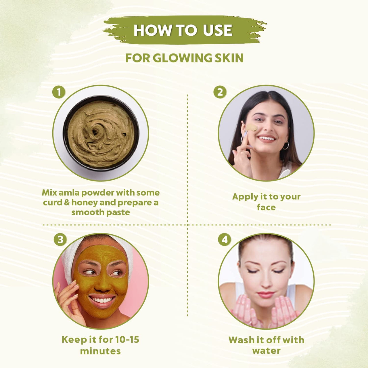 INDUS VALLEY 100% Organic Amla Powder | Indian Gooseberry Powder | Phyllanthus emblica | Natural and Fresh For Healthy Hair (100g*2=200g)