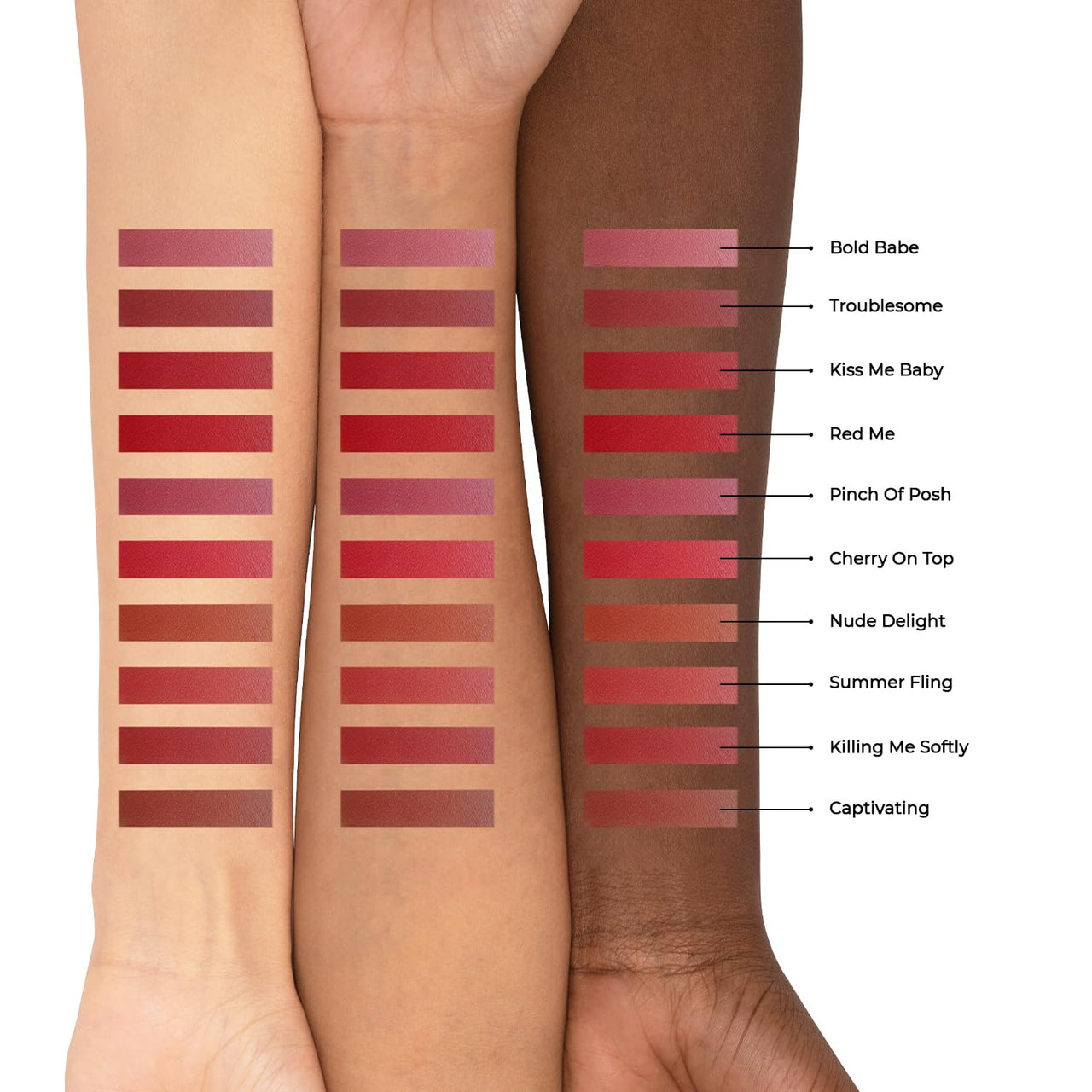 PAC Matte Addict Lipstic | 5.5 ml (Troublesome)