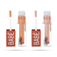 Seven Seas Babe Glittery Lip Gloss | Long Lasting | Water & Smudge Proof | Lightweight | Super Moisturising Formula | With High Shine Lip Color For Glossy Look (Bronze, Penny, 7ml)