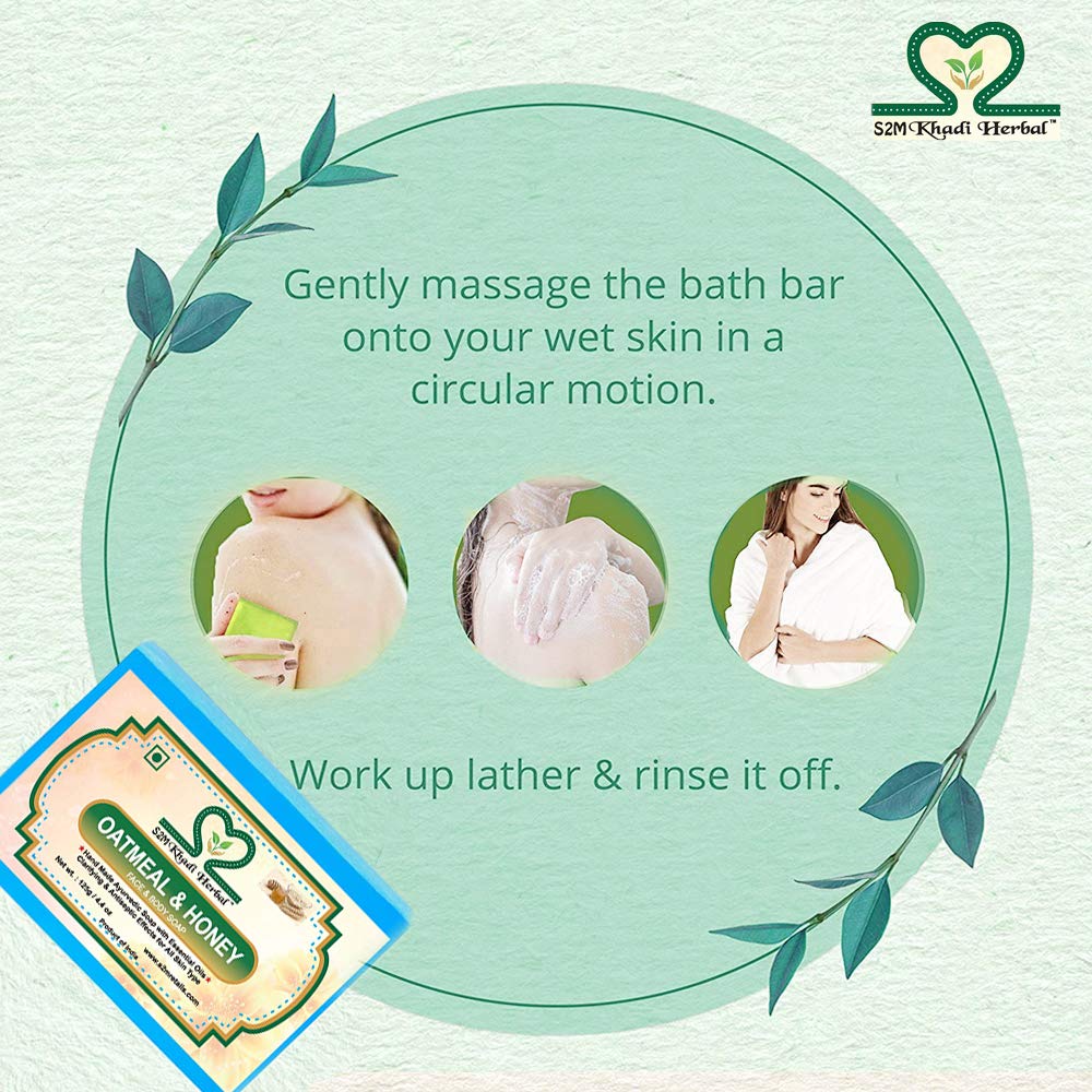 Khadi Natural S2M Herbal Oatmeal Soap 625Gm