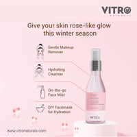 Vitro Rose Water spray for face Value Pack 2x200ml
