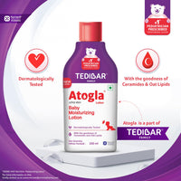 Atogla Baby Cream 100g (Pack of 2) from Tedibar Family | Advanced Gentle Moisturising Cream for Baby - By Torrent Pharma
