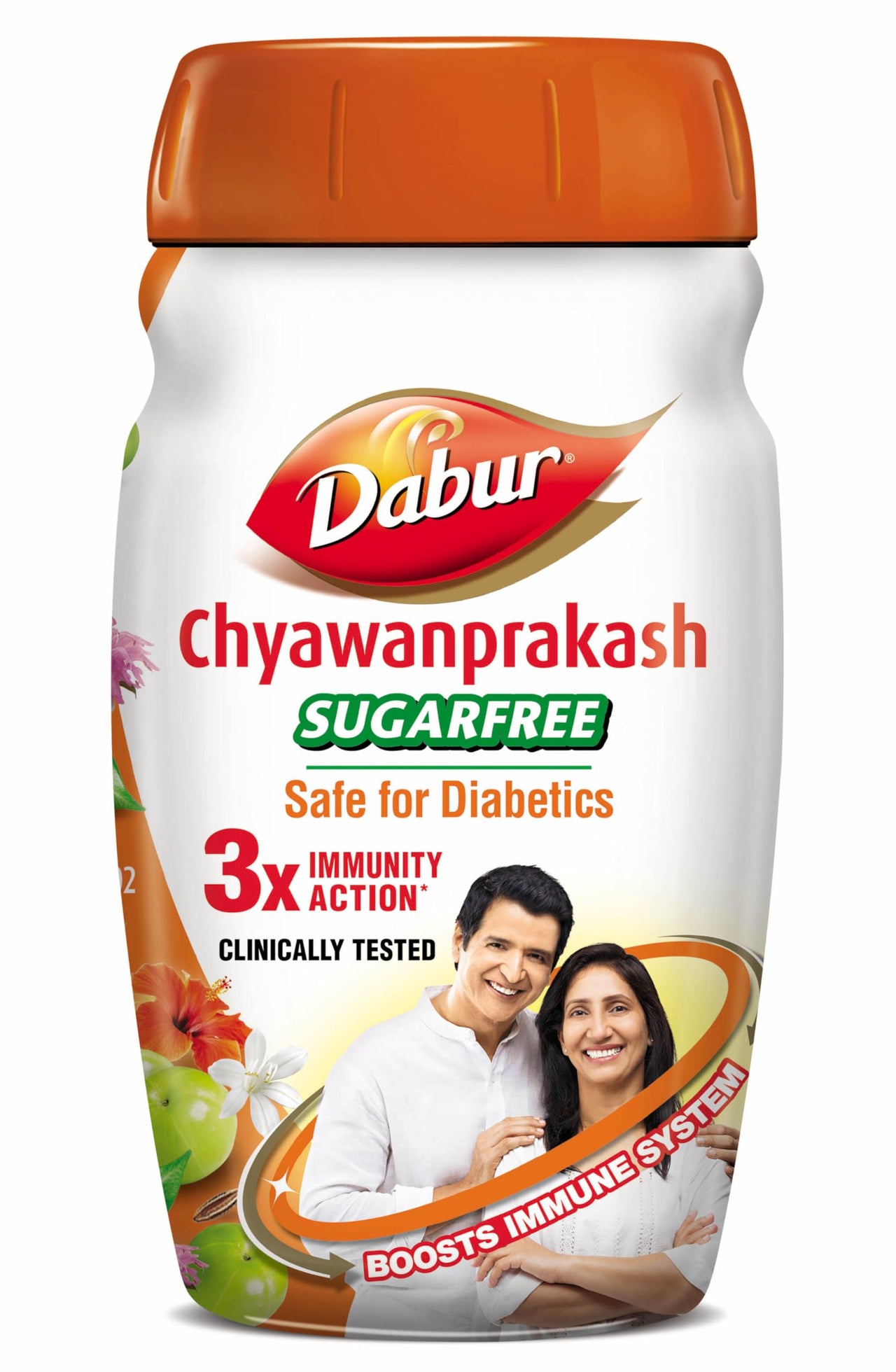Dabur Chyawanprakash Sugarfree - 900g | 3X Immunity Action | Clinically Tested Safe for Diabetics | With 40+ Ayurvedic Herbs | Boosts Immunity | Helps Build Strength & Stamina | Builds Overall Health