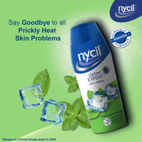 Nycil Germ Expert Cool Herbal Prickly Heat and Cooling Powder - 400 g | Get Relief from Skin Problems (Pack of 2)
