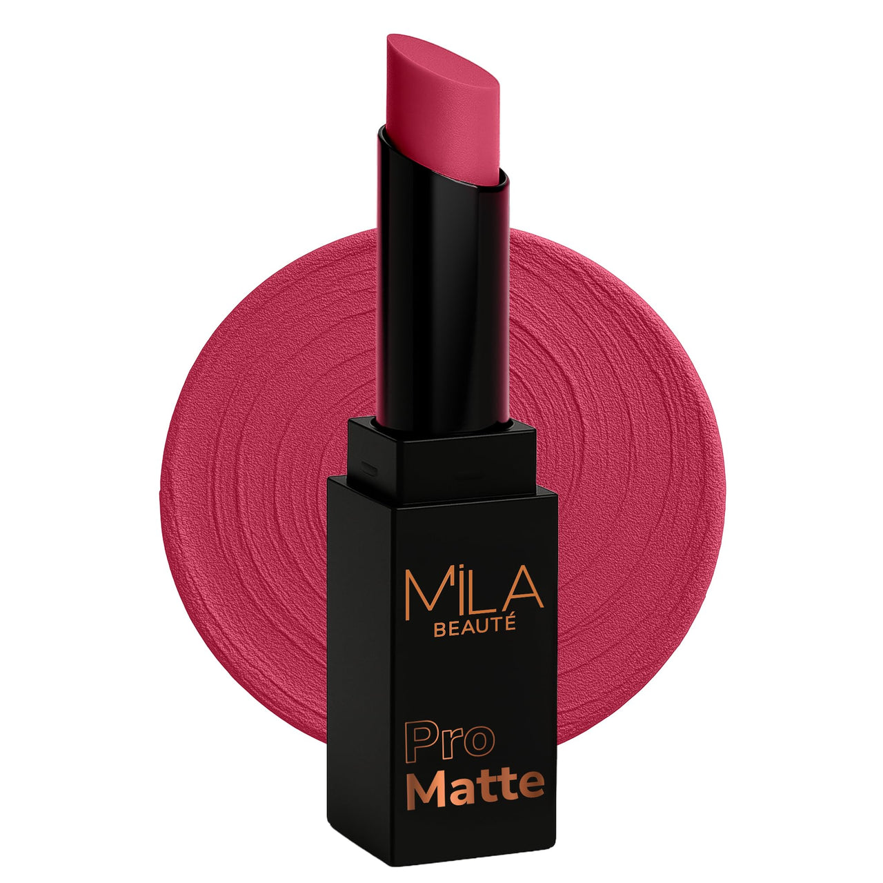 Mila Beauté Pro Matte Lipstick | Highly Pigmented & Long lasting | Semi Matte Finish | Light Weight Lipstick | Single Swipe Application | Luxurious Lip Color | Shade - (Saira Banu, 4.2g)