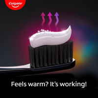 Colgate Visible White O2, Teeth Whitening Toothpaste (50g) for noticeably whiter teeth starting in 3 days. Peppermint Sparkle with Active Technology, Enamel Safe Teeth Whitening (Pack of 2)