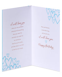 American Greetings Romantic Birthday Card (I Will Love You) I Will Love You