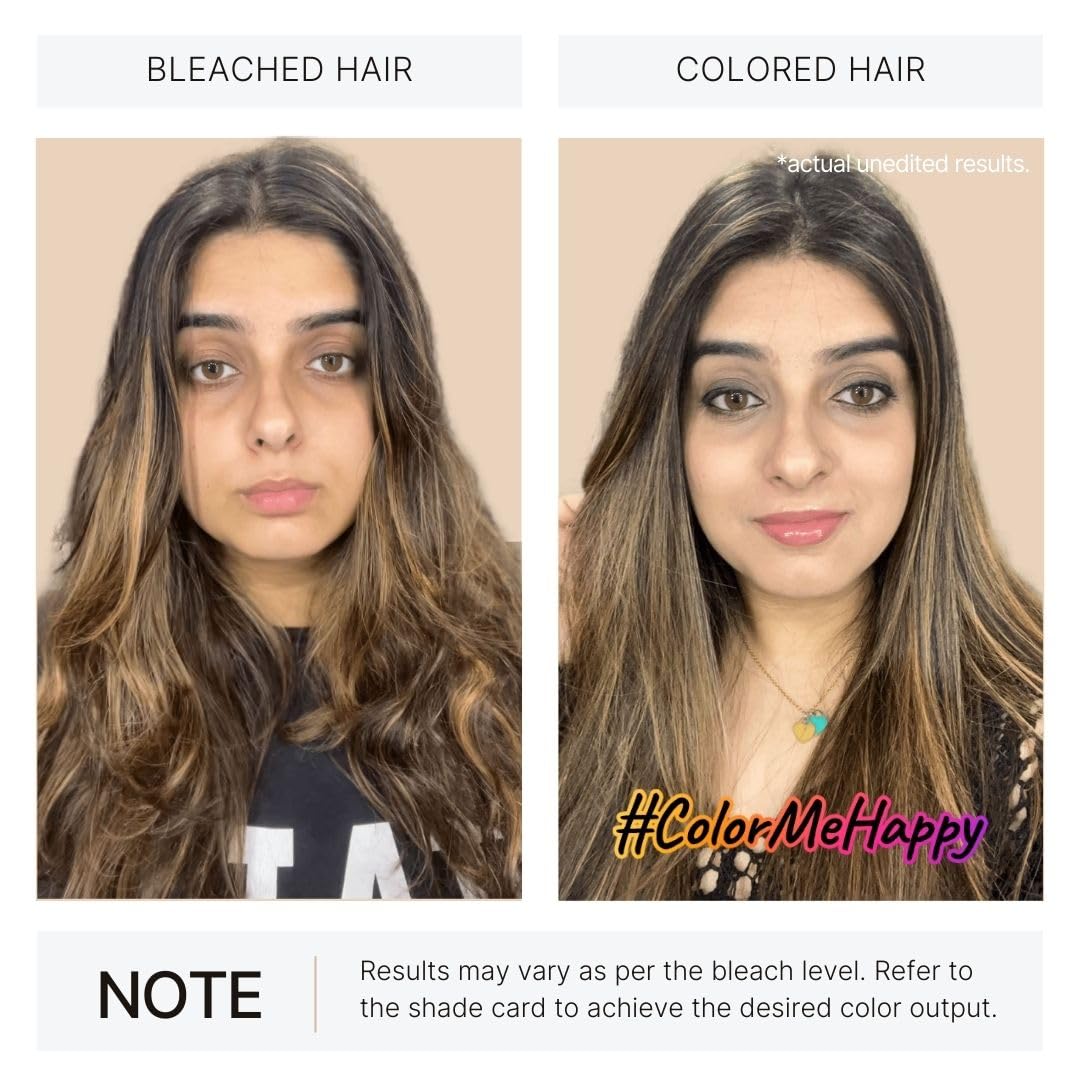 2.Oh! Italian- Clear Gloss DIY Kit | Semi Permanent Hair Gloss + Hair Bleach for Hair Color | High Shine Gloss | Smooth Silky Hair | Enriched with Argan Oil