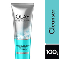 Olay White Radiance Advanced Whitening, Fairness Brightening Foaming Face Wash Cleanser, 100g