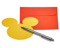 American Greetings Blank Cards with Envelopes, Mickey Mouse (100-Count)