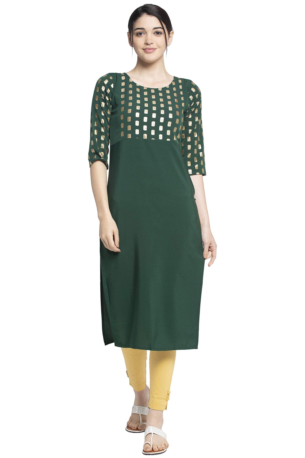 ALC Creation Women's  Crepe Skinny Kurta