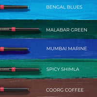 LoveChild Masaba Colored Kajal, Spicy Shimla (Green)- Intense Color, Smooth Glide, Waterproof, Smudge-Proof Eye Pencil with Almond Oil, 0.3 g