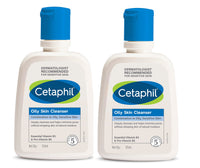 Cetaphil Oily Skin Cleanser, Daily Face Wash for Oily and Acne Prone Skin, Gentle Foaming, 125ml, Pack of 2