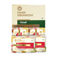 Khadi Organique Pure Herbal Natural & Handmade Mix Fruit Soap Combo Kit Pack of 4 500gm