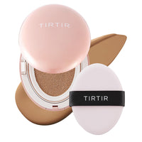 TIRTIR Mask All-Cover Cushion Foundation | Full coverage, Skin fit, Satin Glow Finish | Korean Cushion Foundation #31N FRENCH BEIGE | 18g