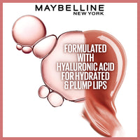 Maybelline New York Smooth And Non-sticky Lifter Gloss - Moon | Tinted Lip Gloss With Hyaluronic Acid for Hydrated & Plump Lips | Non-Sticky application | Long-lasting Fuller & Lifted Look | 5.4ml