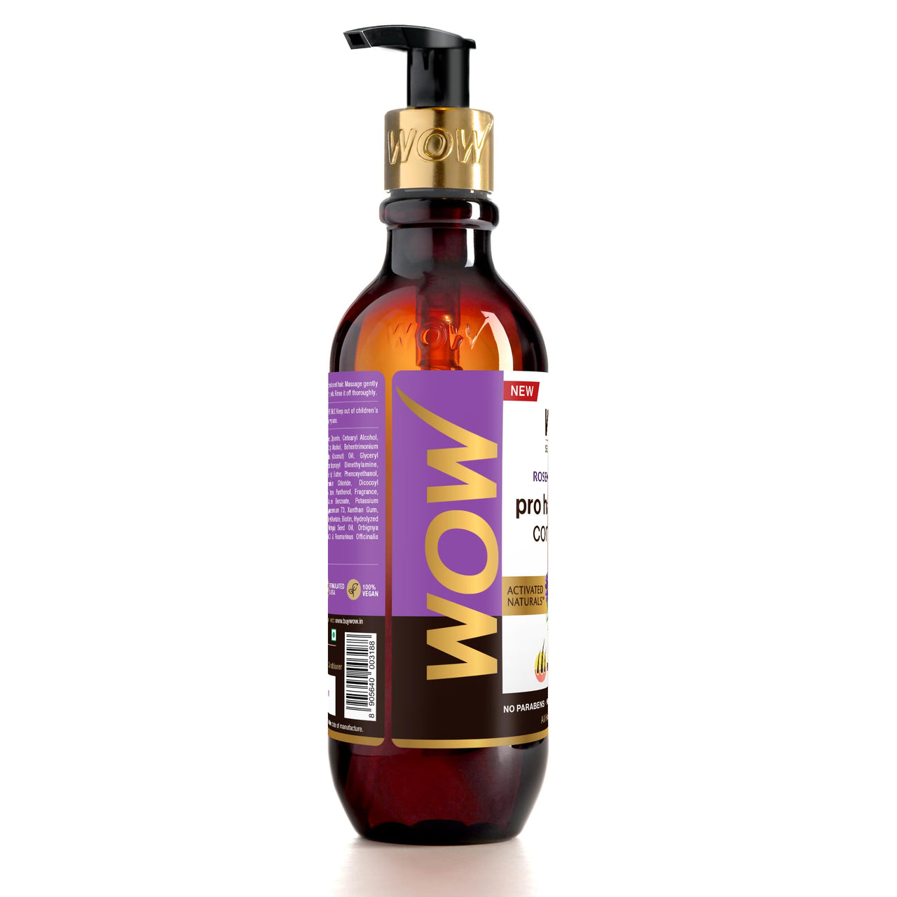 WOW Skin Science Rosemary & Biotin Anti Hair Fall Conditioner | Prevents Tangling & Revives Dull Hair | Promotes Hair Growth & Prevents Hair Fall 250ml (Pack of 1)