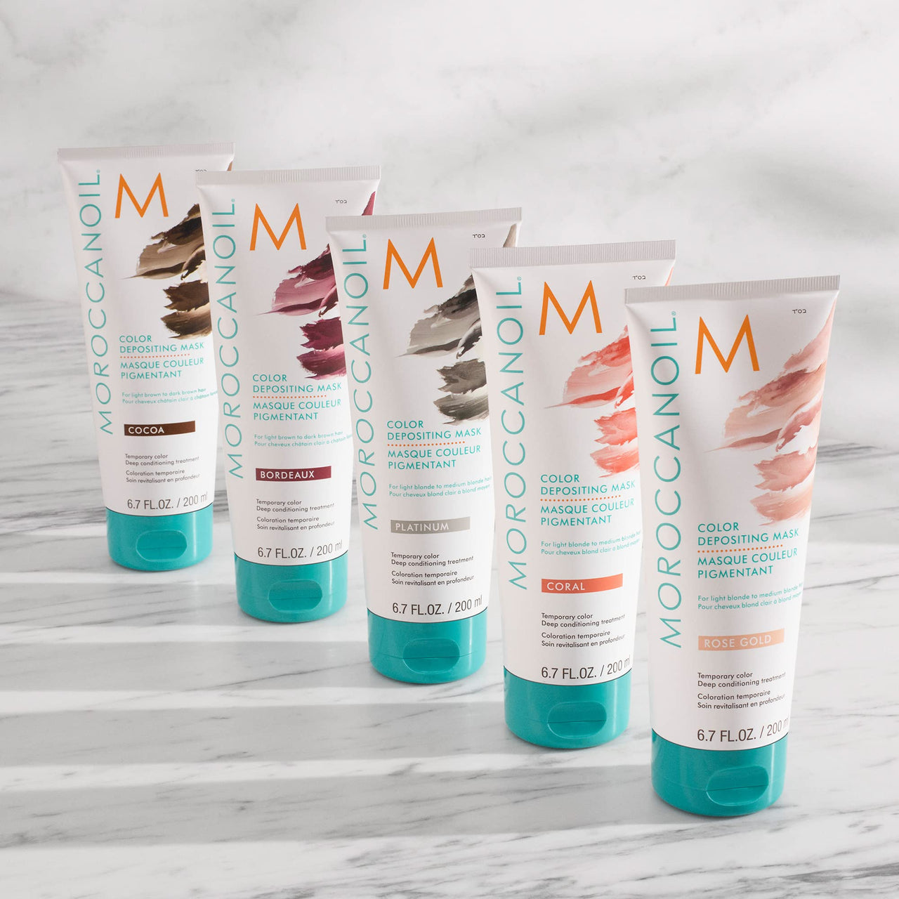 Moroccanoil Color Deposit Mask Bordeaux 200 Millilitre - Color Treated, Argan