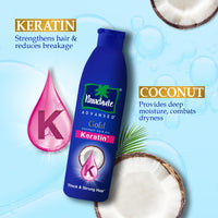 Parachute Advansed Gold Keratin Coconut Hair Oil | Thick & Smooth Hair| No Paraben or Silicone | 300ml