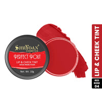 Shryoan Perfect Pout Lip and Cheek Tint Creamy Matte| Matte Lip & Cheek Tint with Easily Blendable and Light Weight, & Cruelty-Free (10g) (Shade 04)