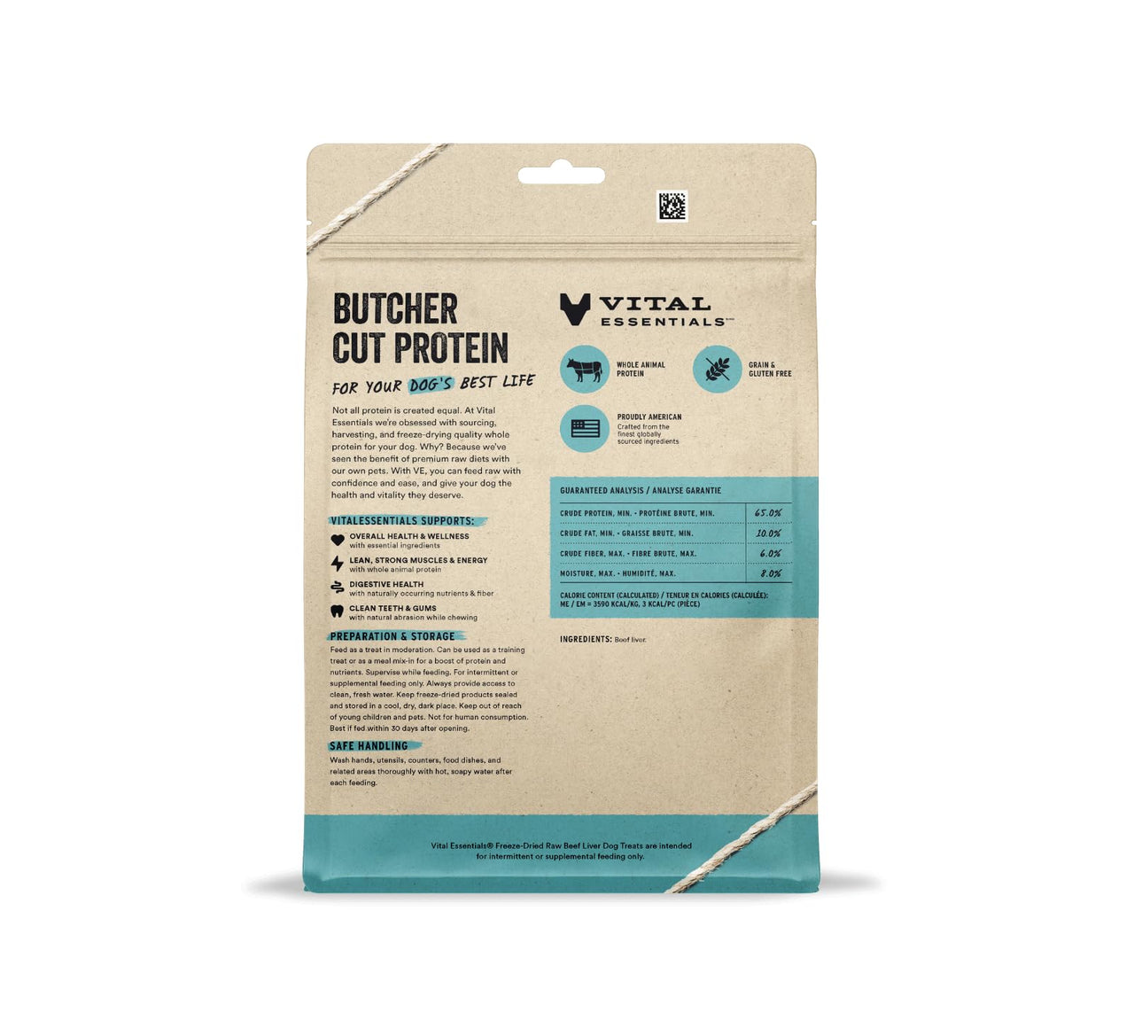 Vital Essentials Freeze Dried Raw Single Ingredient Dog Treats, Beef Liver, 15 oz 15 Ounce (Pack of 1)