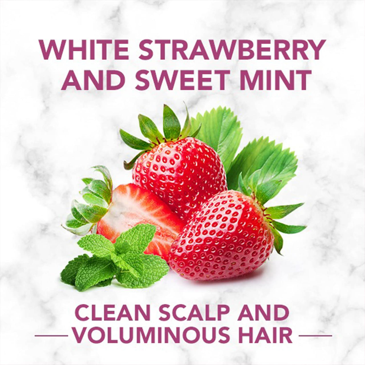 Herbal Essences White Strawberry & Sweet Mint SHAMPOO- For Cleansing and Volume - No Paraben, No Colorants, 240 ML