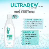 Vegetal Ultradew Moisturising Lotion for Very Dry and Itchy Skin- 150ml.