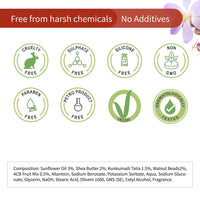 Ayouthveda Kunkumadi Face Scrub | Revitalize & Refine Skin Texture | With Walnut, Finest Kashmiri Saffron & Sunflower Extract | Cleanse Impurities & Promote New Cell Growth (Pack Of 1-50g)