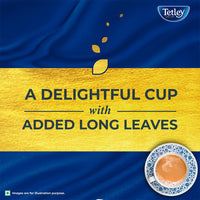 Tetley | Premium Black Leaf Tea | Rich Aroma & Strong Taste with Added Long Leaves | 250gm