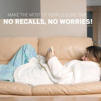 Serta Luxuriously Soft Plush Electric Blanket Fast Heating Cozy Cover, Safety Auto Shut Off Timer, Low EMF, Multi Heat Setting, ETL Certified, Machine Washable, Smoke Grey Throw (50 in x 60 in) 50