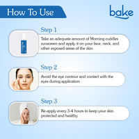 BAKE 100% Mineral Water Resistant Sunscreen SPF 70 PA+++ with 5% Niacinamide, Peptide | Sweat & Water Resistant, UV/A & B, Blue Light Protection | For Oily Acne Prone Skin | For Acne Scars & Dark Spots | Broad Spectrum Sunscreen | No White Cast | 100g