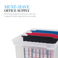 Advantus File and Folder Dividers, 3-Count, Red/Blue/Black (50912)