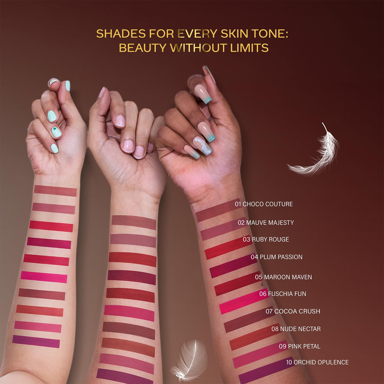 FACESCANADA Comfy Matte Wow Liquid Lipstick - Cocoa Crush 07, 3.8Ml | One Swipe Application | Highly Pigmented | Comfortable Wear | Glides Smoothly | Long Lasting | Transferproof