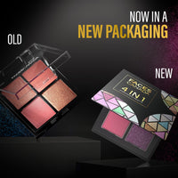 FACESCANADA 4 In 1 Quad Eyeshadow Palette - Smokey Game 07, 4.8G | Shimmer & Matte Shades | Satin Matte Finish Eye Shadow Quartet | Intense Pigment | Long Lasting | Vitamin E Enriched | Vegan