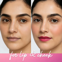 Mila Beaute Go Girl Lip Palette with 6 Pigmented Shades I Creamy Matte Finish I Hydrating Formula of Pomegranate Extract & Hyaluronic Acid I Travel Friendly Lip Palette - FOREVER PINKS & BERRIES