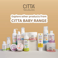 CITTA’s Tender Foaming Baby Wash with Coconut & Aloe vera | Soothe Dry Itchy Skin | Natural Baby Body Wash for Bath | Skin Friendly pH | Dermatologically Tested | 0-10 Years | 150ml