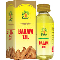 Dabur Badam Tail : Sweet Almond Oil | Rich in Vitamin -E for Healthy Skin , Hair and Body - 100ml