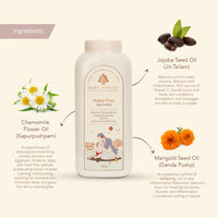 Baby Forest Dulaar Pyar Baby Powder | Talc-Free Baby Powder (200g) with Komal Kawach Diaper Rash Cream (100g)