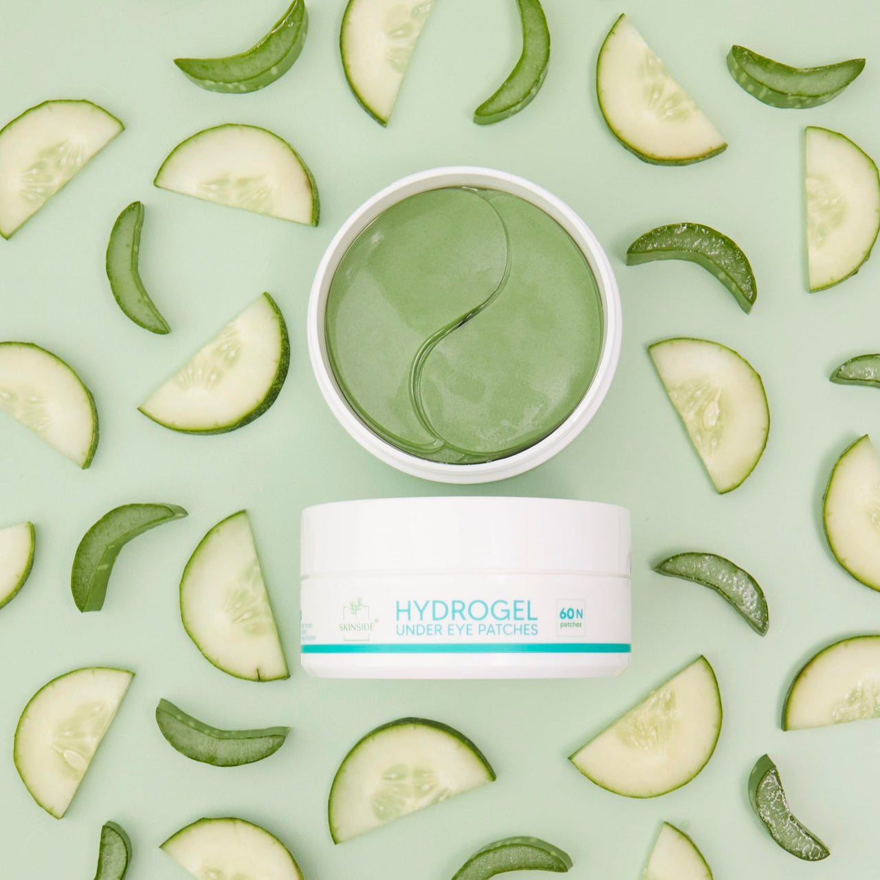 Skinside Under Eye Hydrogel Patches for Dark Circles With Caffeine, Niacinamide & Hyaluronic Acid Serum for Wrinkles & Puffy Eyes by Deep Hydration (28)