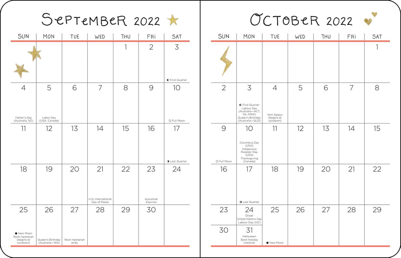 Focus Pocus 16-Month 2022-2023 Weekly/Monthly Planner