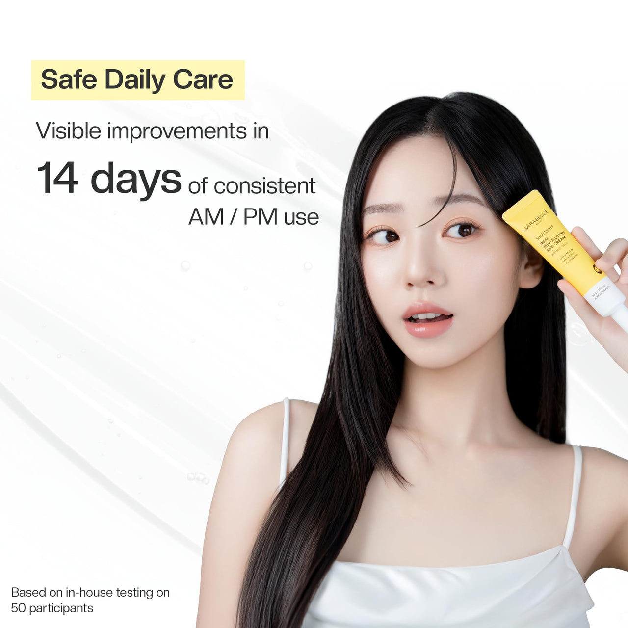Mirabelle Korea Snail Miin Real Revolution Eye Cream 30g | Reduces Dark Circles, Wrinkles & Fine Lines | Korean Skincare | For Women & Men